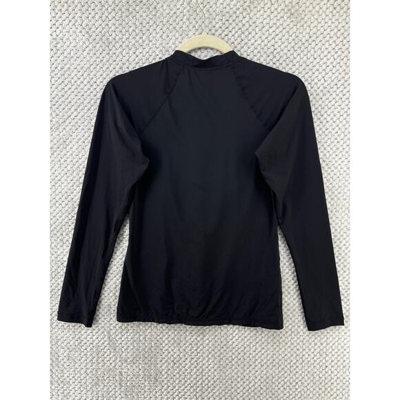 Sea Level Australia Essentials Long Sleeve Rash Vest Women US6 Black Full Zip - Picture 6 of 11
